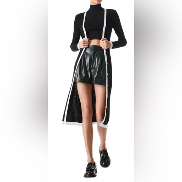 NEW Alice +Olivia alcina wool blend dress - Picture 4 of 12